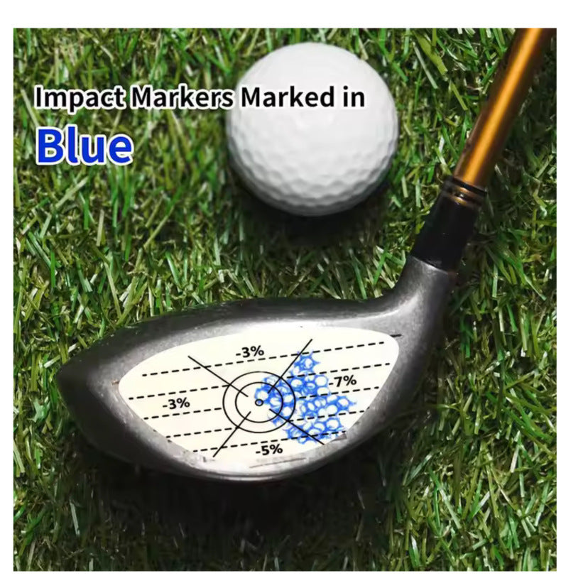 Aim Master Golf Club Impact Sticker Tape