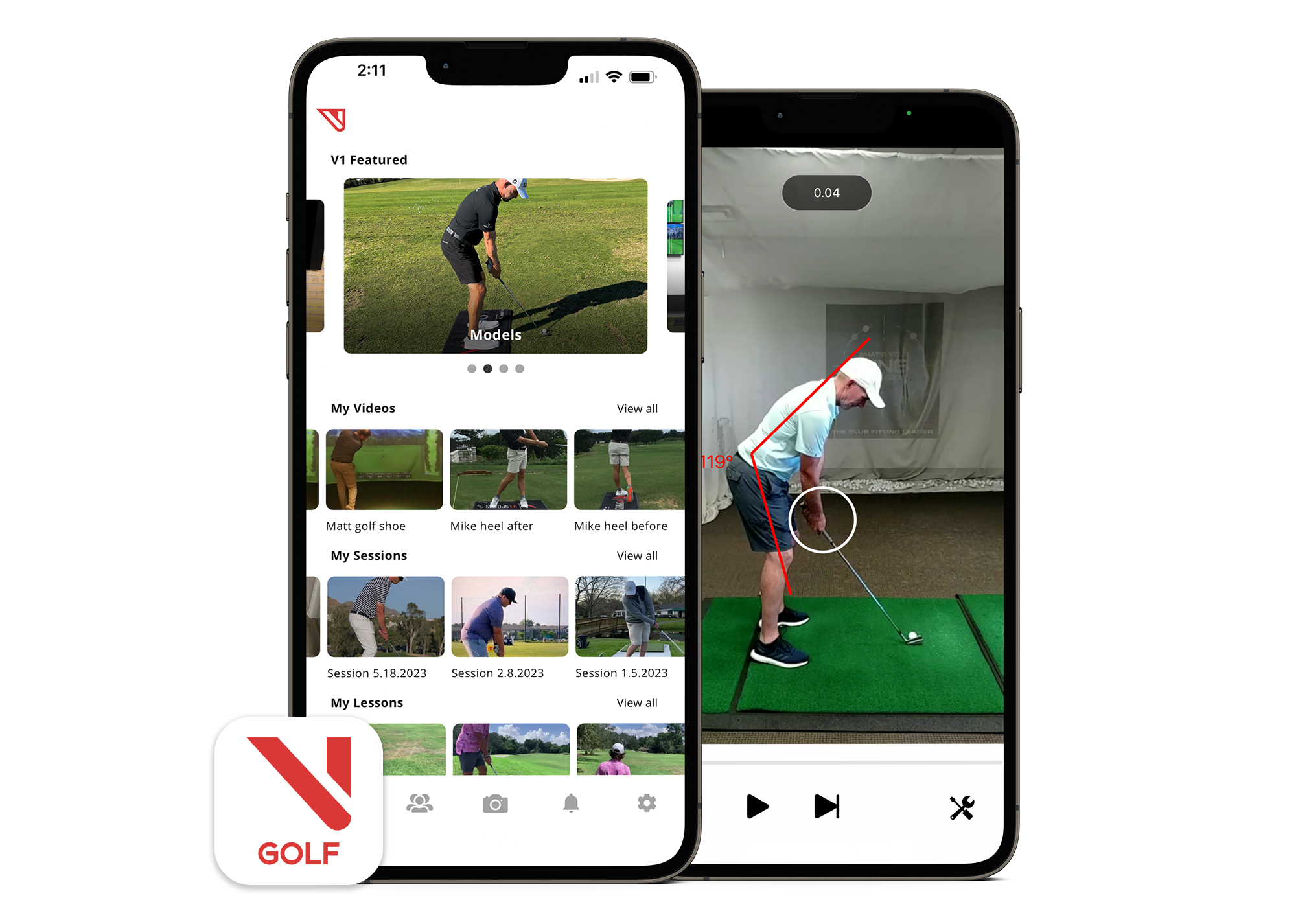 STRIVON POD & V1 GOLF+ Bundle – V1 Sports